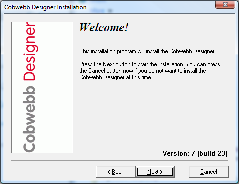 CPPD Designer Installer - Welcome