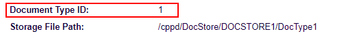 Document Type ID