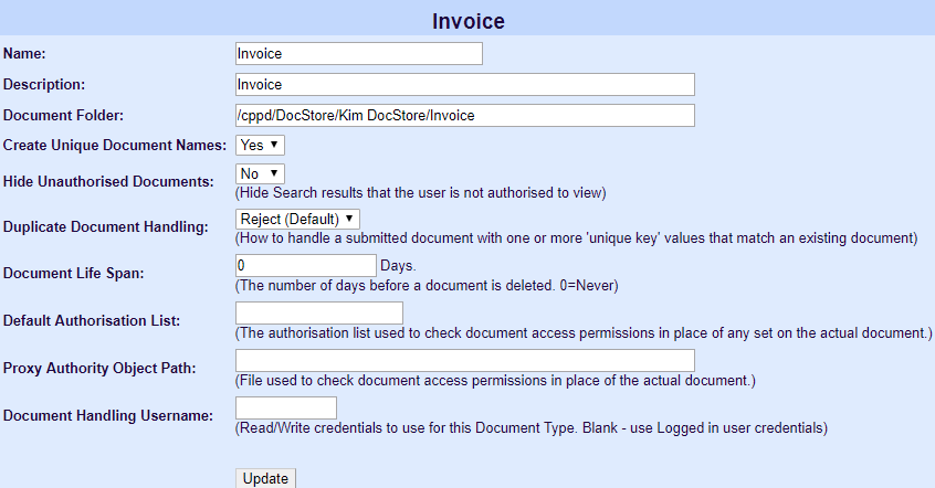 Create Document Keys