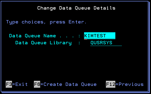 Change Data Queue Change Data Queue