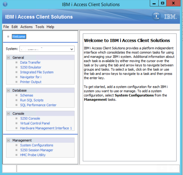 IBM i Access Client Solutions